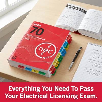 NFPA70 National electrical code -SOFTCOVER 2023 with TABS and Ugly's Electrical References